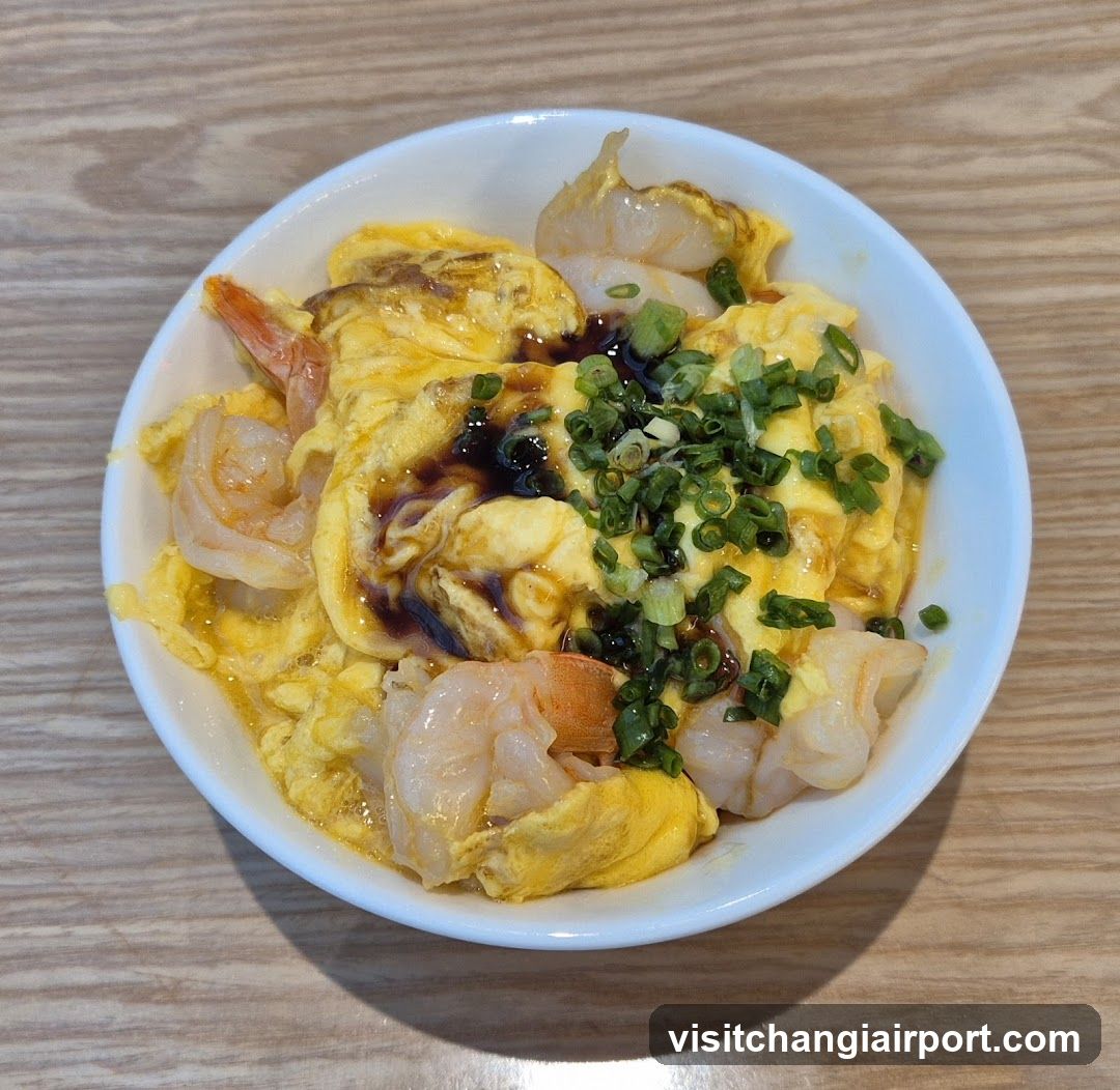 Shrimp and Egg Dish with Scallions