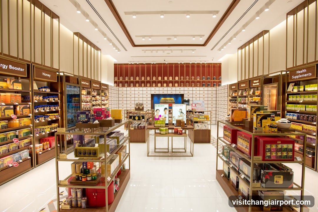 Health Supplement Store Interior