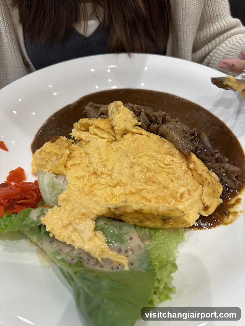 Carnivore Omelette with Beef and Salad