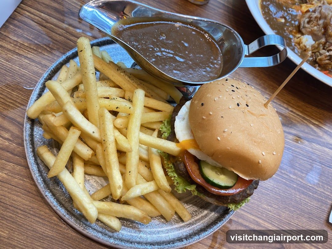 Burger and Fries Meal