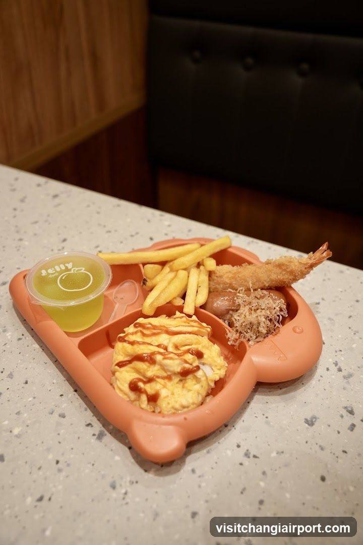 Bento Meal with Fries and Tempura