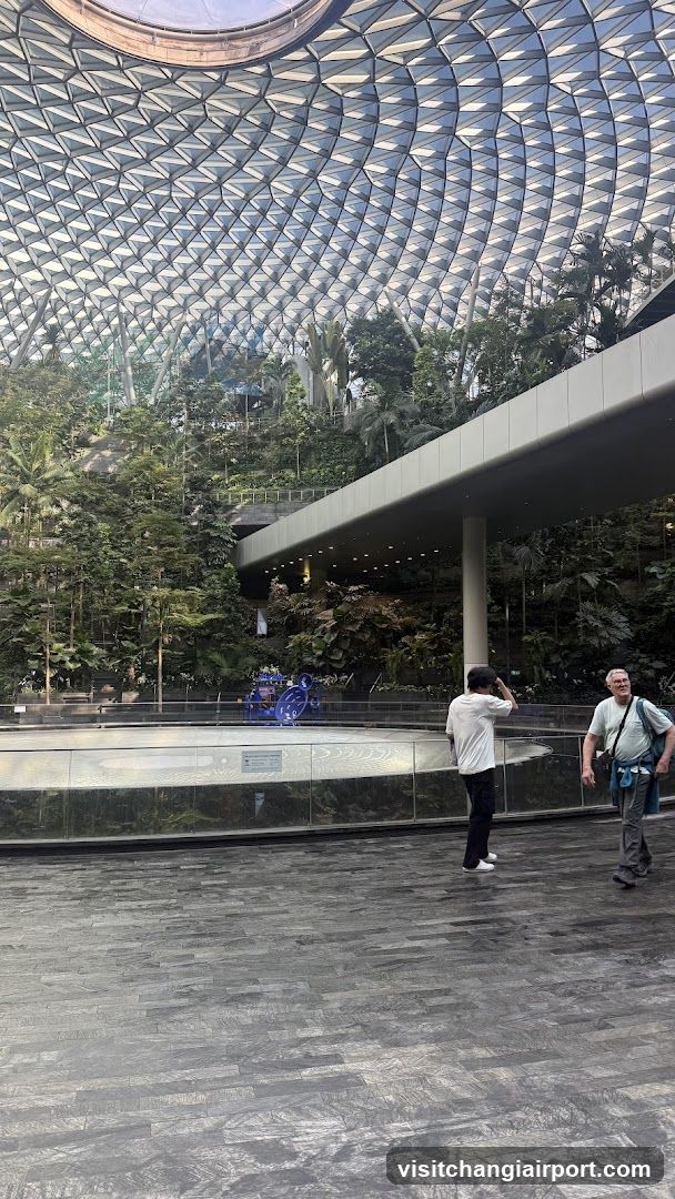 Atrium Interior with Visitors