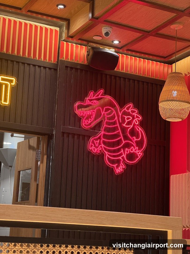 Neon Dragon Interior
