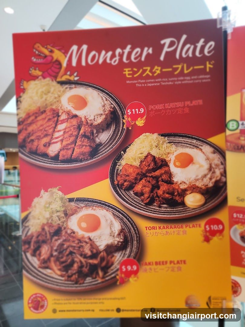 Monster Plate Menu Display