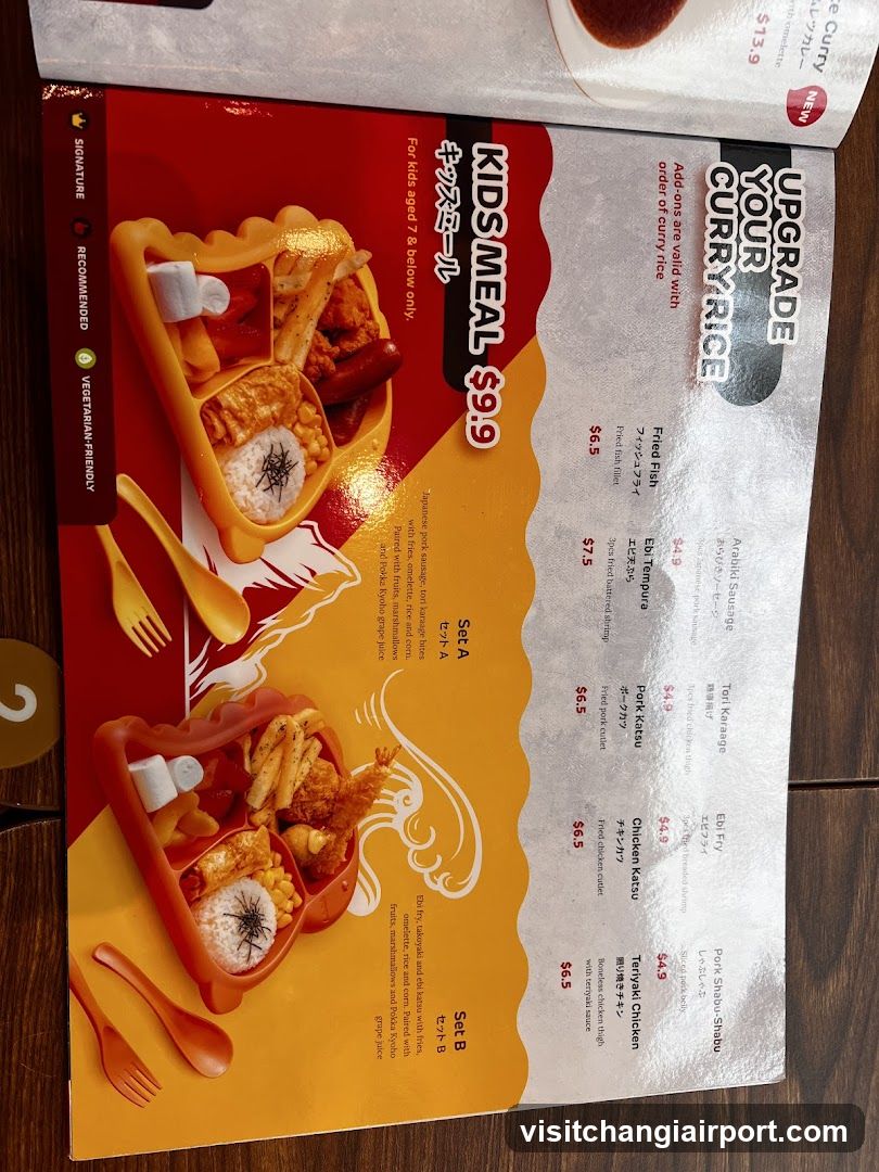 Kids Meal & Upgrade Your Curry Rice Menu