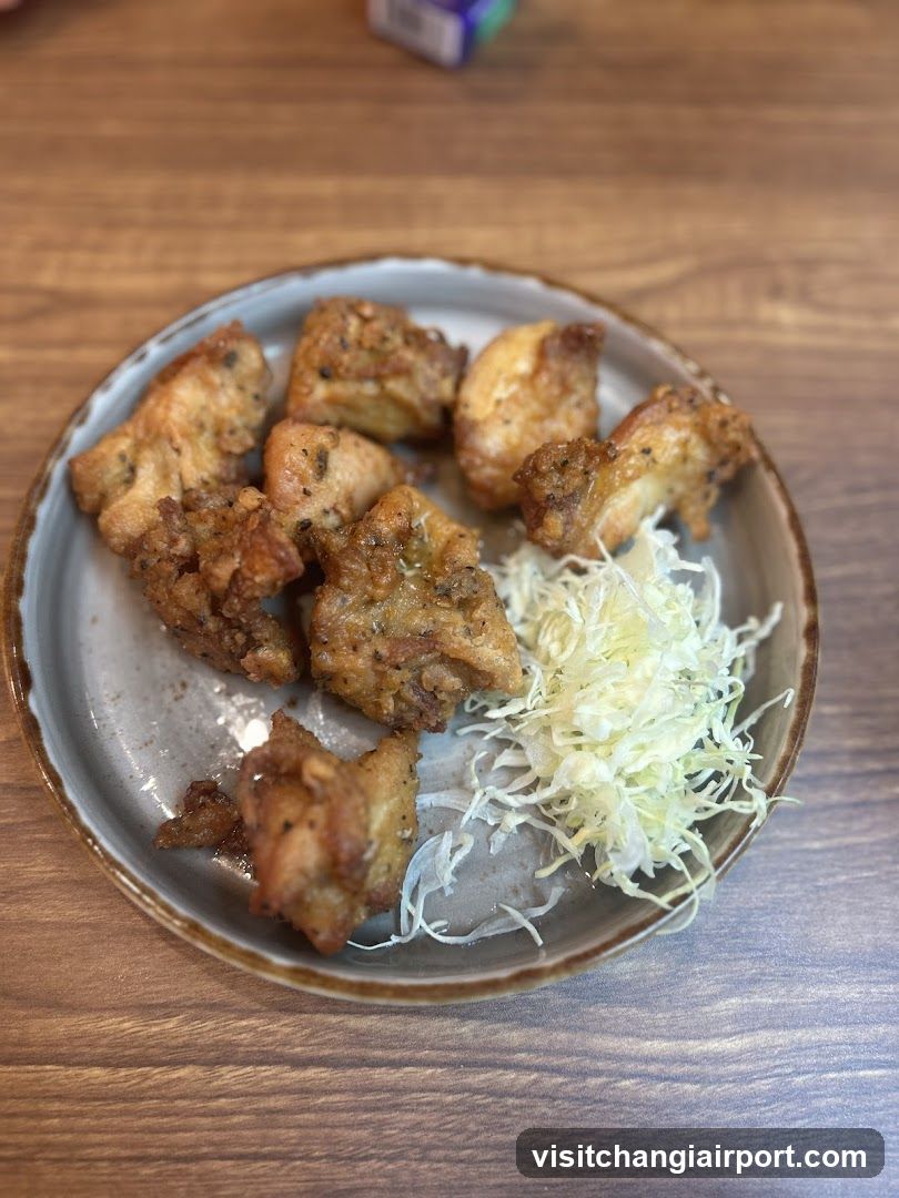 Fried Chicken with Cabbage Slaw