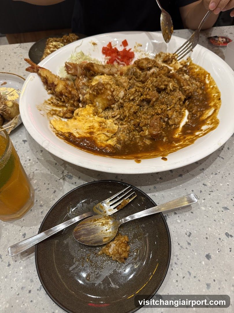 Curry Fried Rice with Shrimp