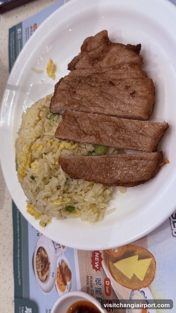 Sliced Meat with Fried Rice
