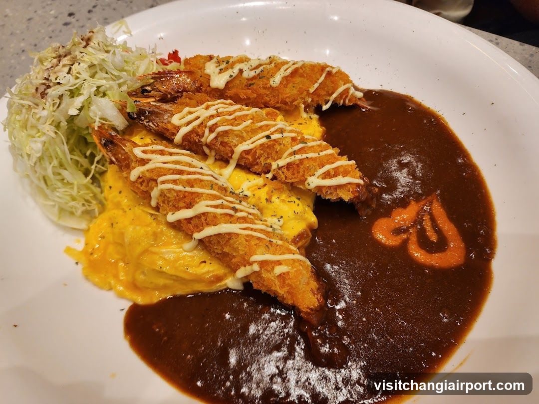 Shrimp Fried Rice with Curry Sauce