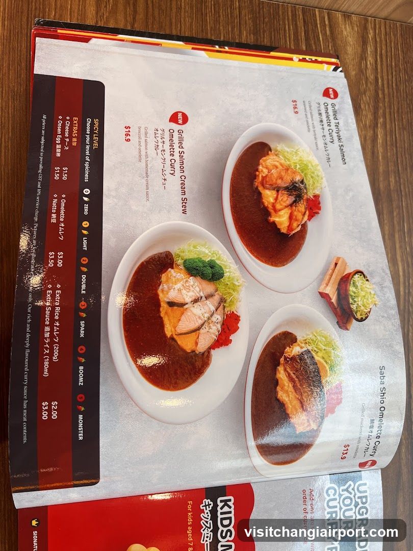 Sushi menu page