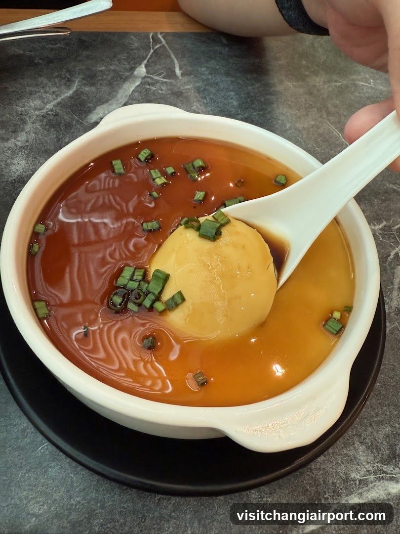 Egg Custard Soup with Scallions