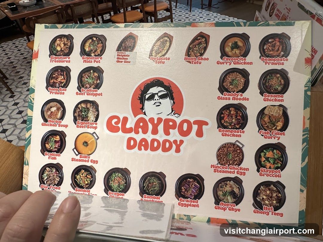 Claypot Daddy Menu Board