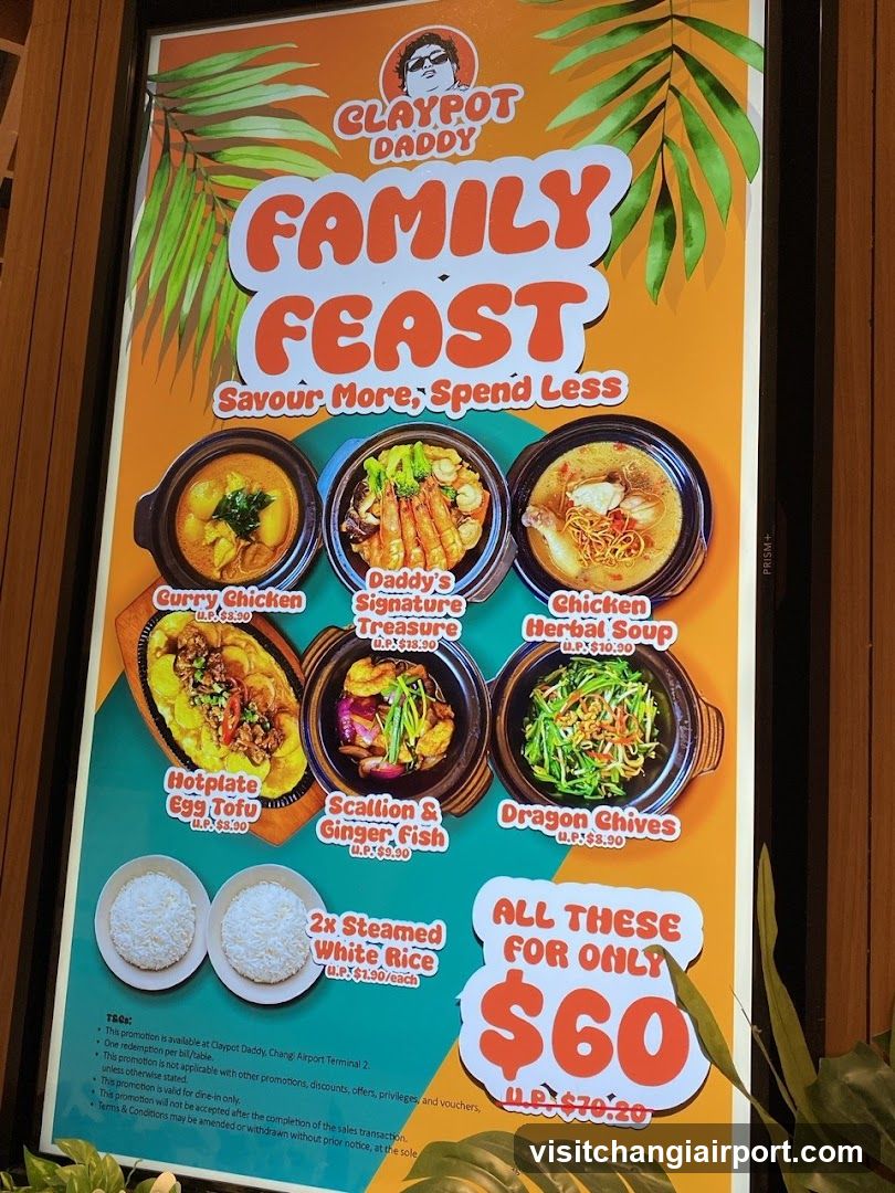 Claypot Daddy Family Feast Menu