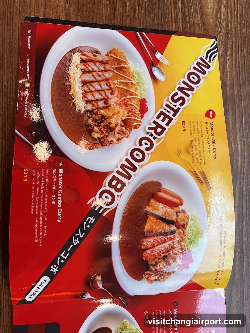 Monster Combo Menu Page