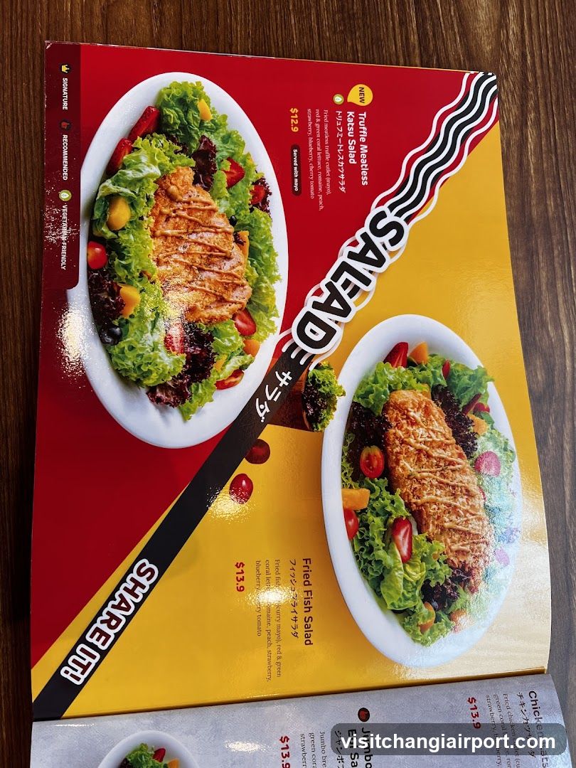 Salad Menu Page