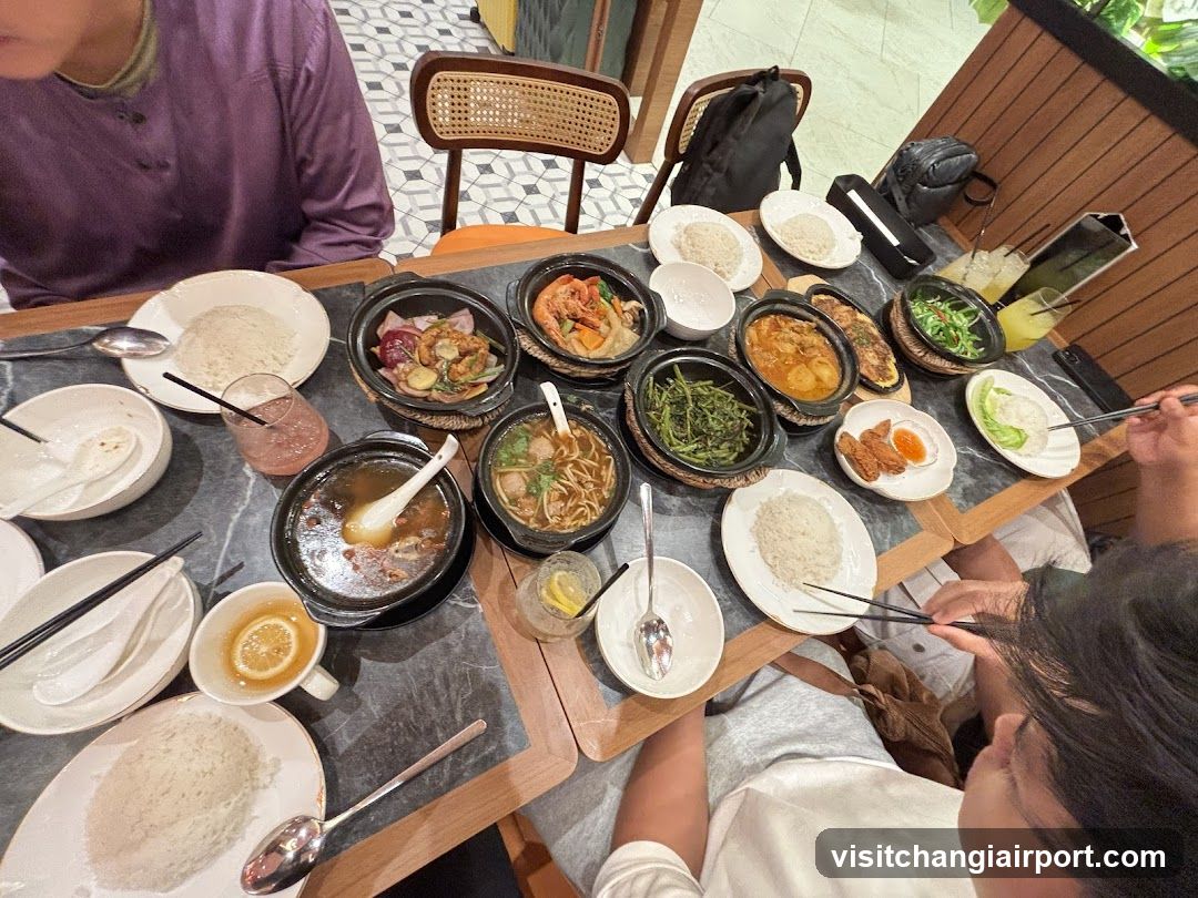 Group Dining at Thai Restaurant