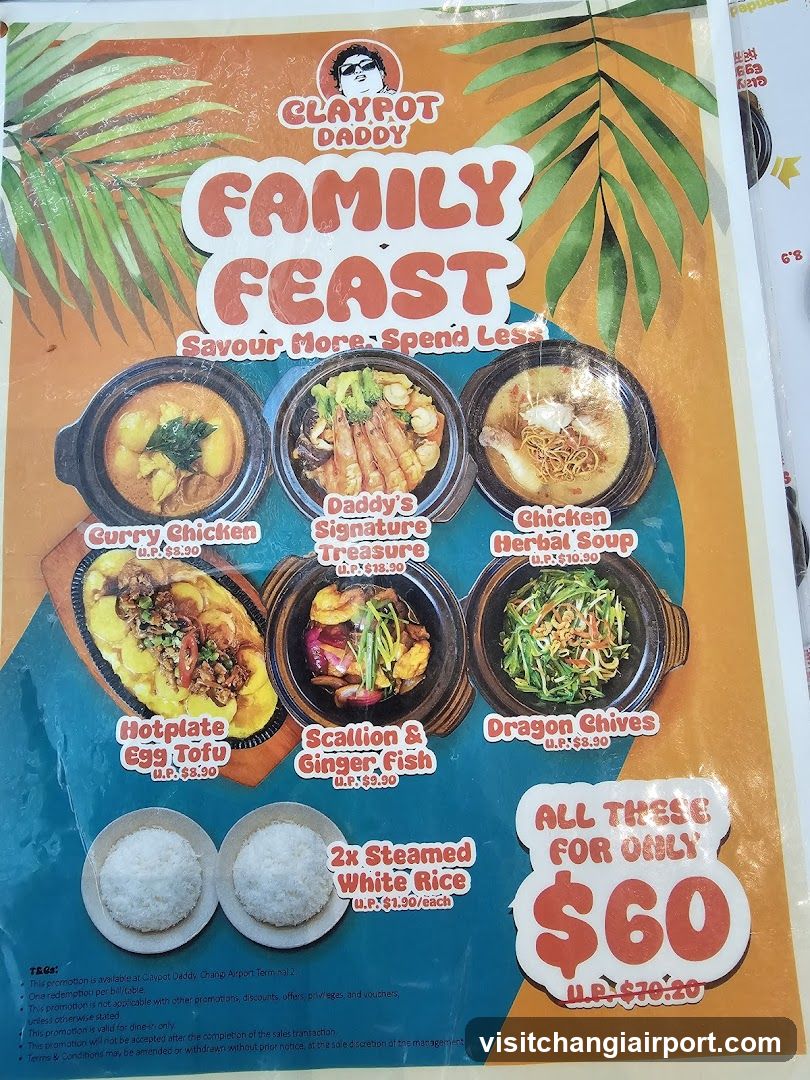 Claypot Daddy Family Feast Menu