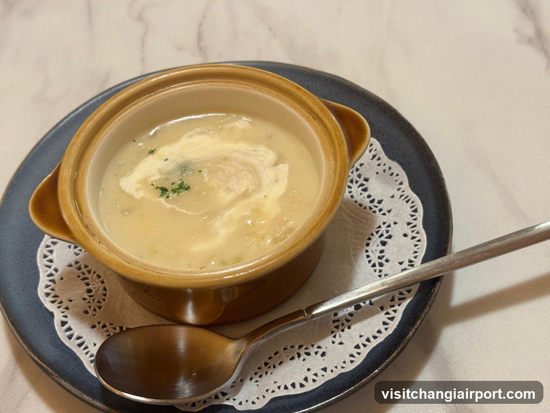 Creamy Soup in Clay Pot