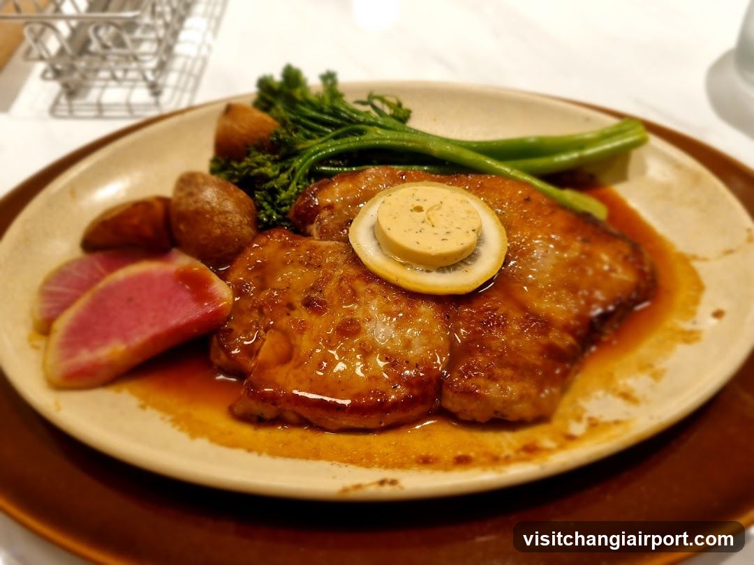 Sauced Meat with Broccoli and Potatoes