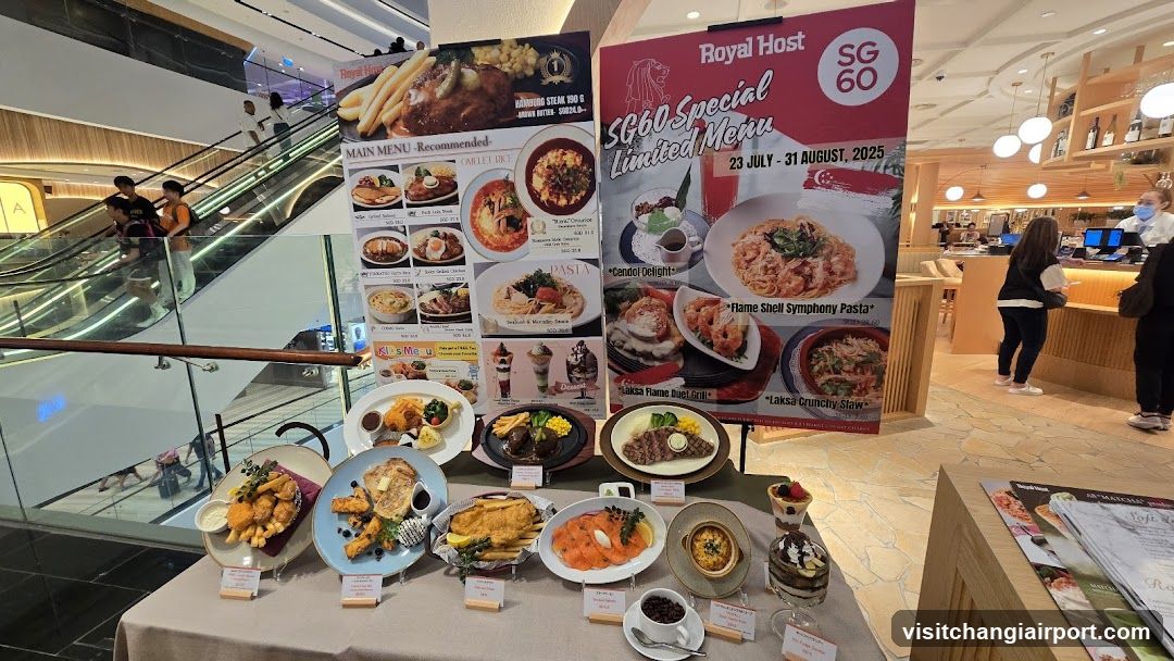 Food Display and Menu Boards in Mall