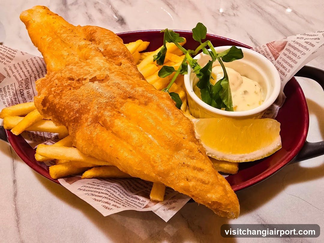 Fish and Chips with Mornay Sauce