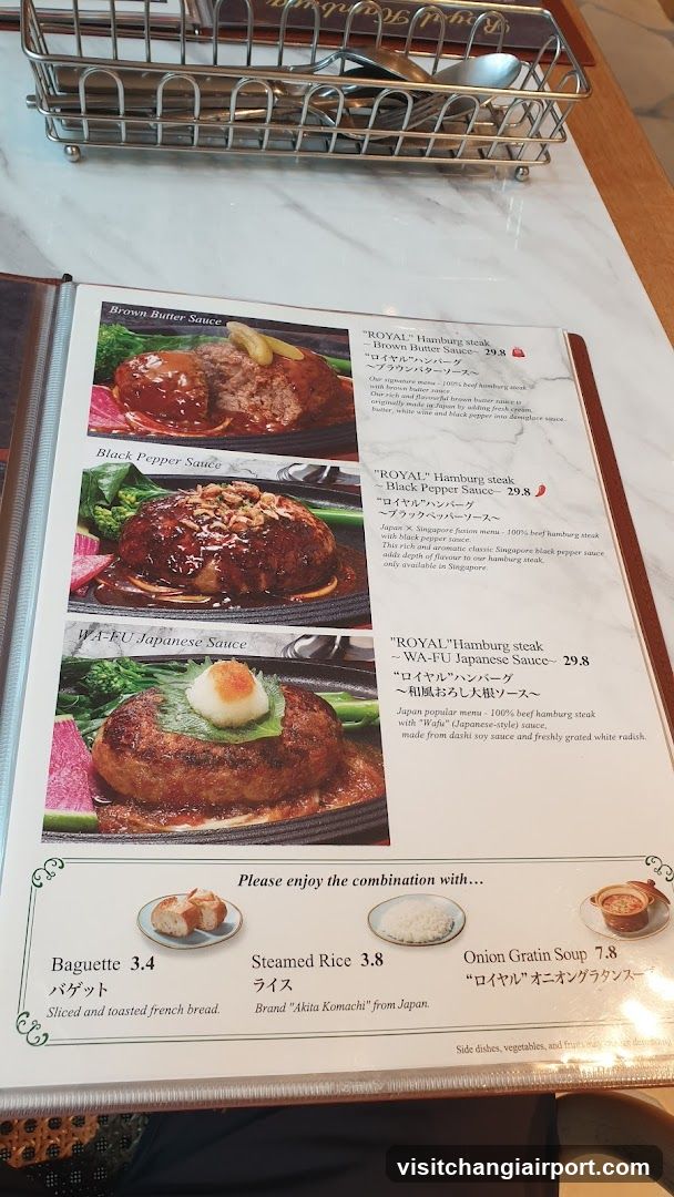 Restaurant Menu Display