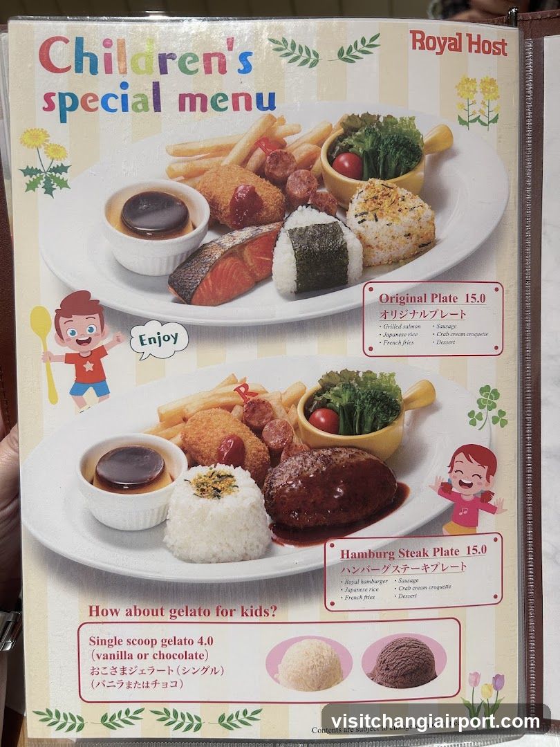 Children's Special Menu - Royal Host