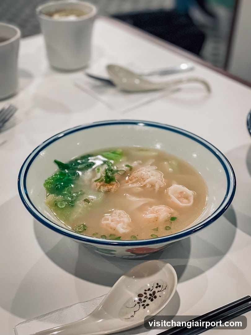 Bowl of Shrimp Noodle Soup