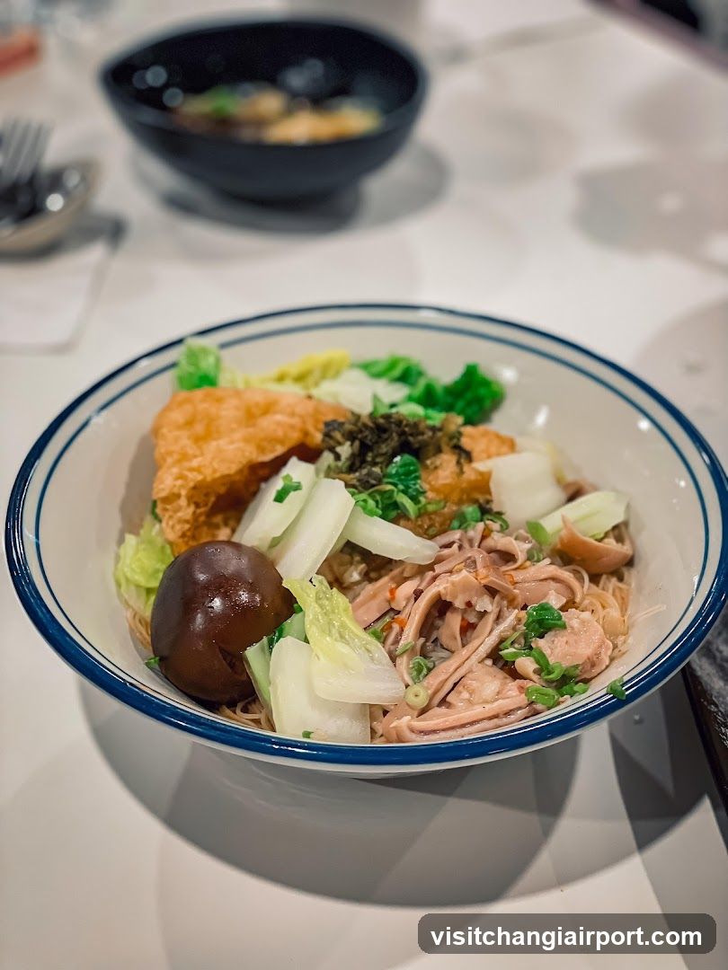 Bowl of Noodles with Toppings