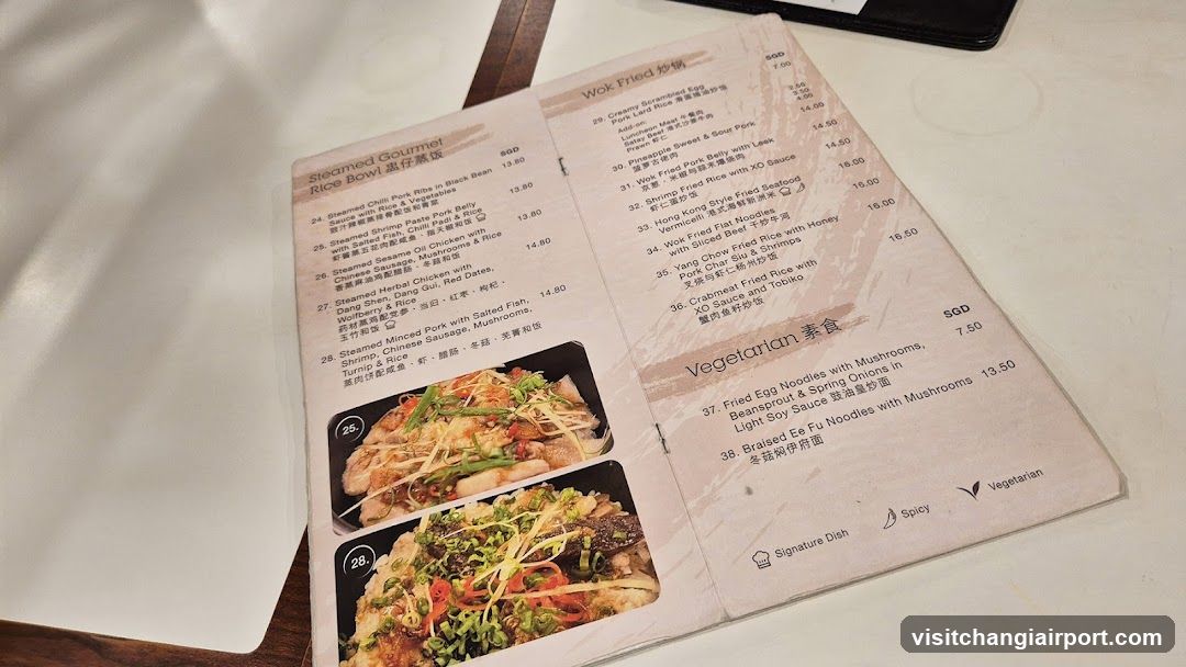 Steamed Gourmet Rice Bowl & Wok Fried Menu