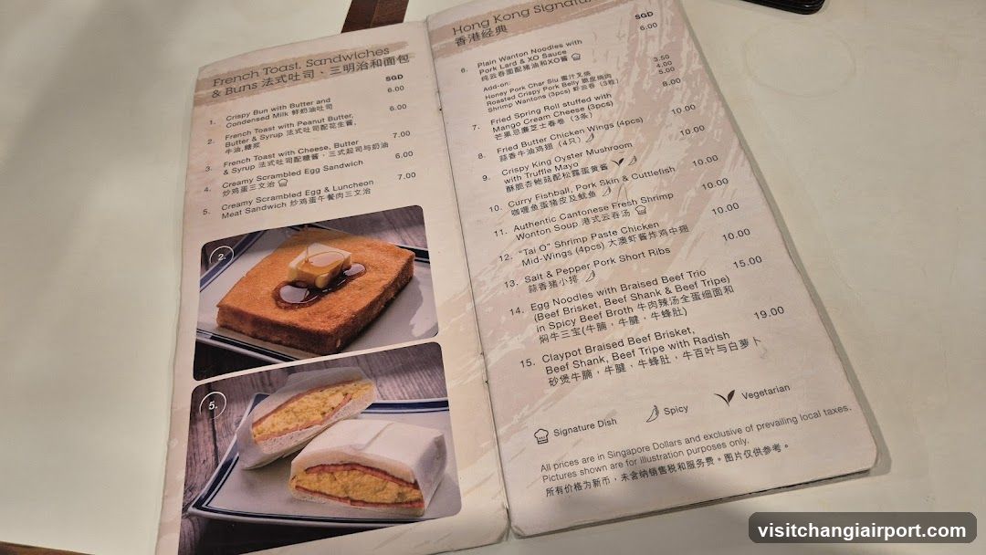 French Toast Sandwiches & Buns Menu