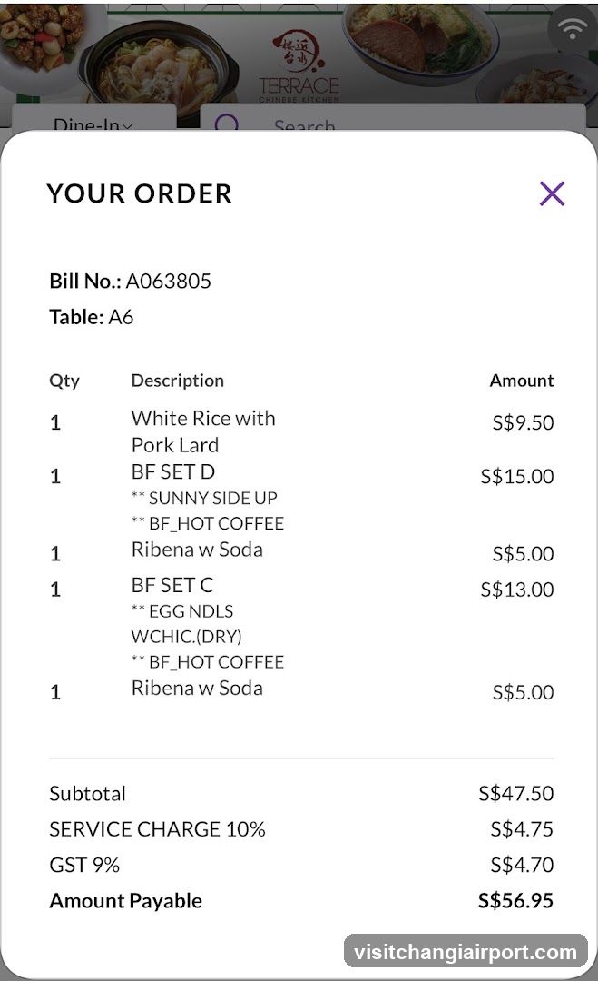 Order Receipt