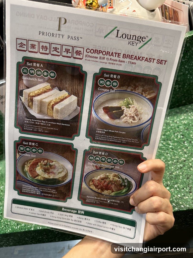 Corporate Breakfast Set Menu