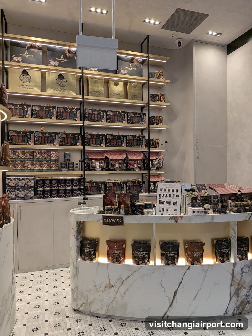 Interior of a chocolate shop