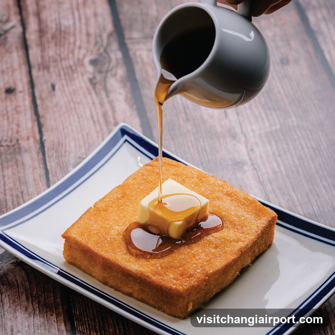 Buttered Toast with Syrup
