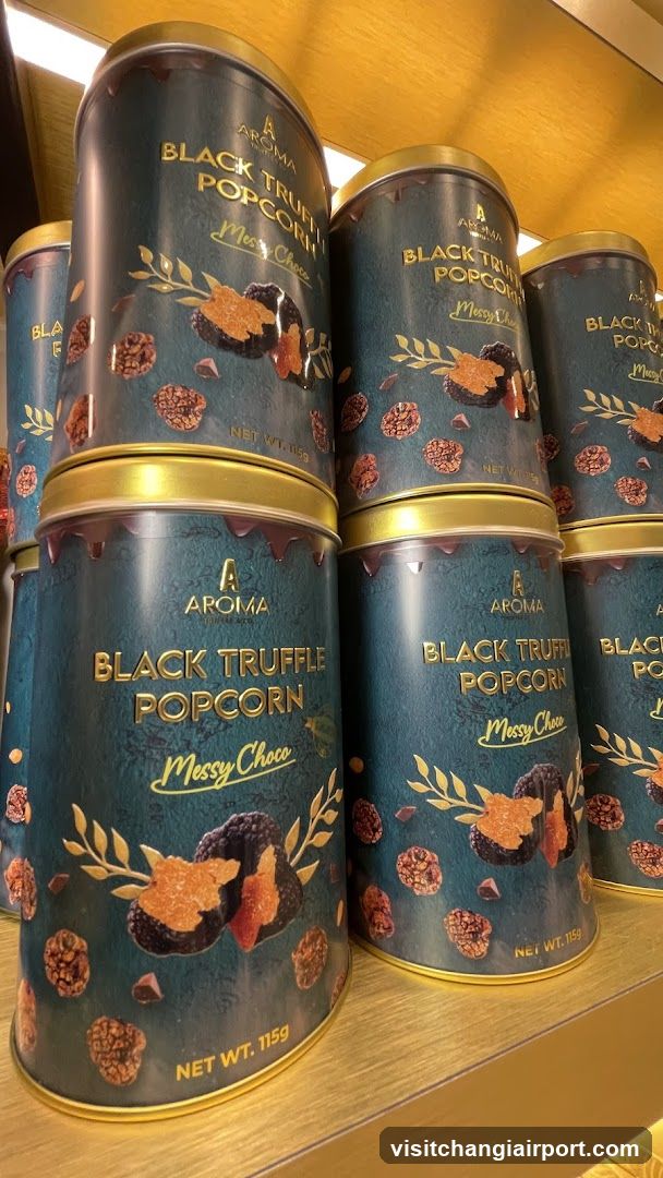 Black Truffle Popcorn Cans