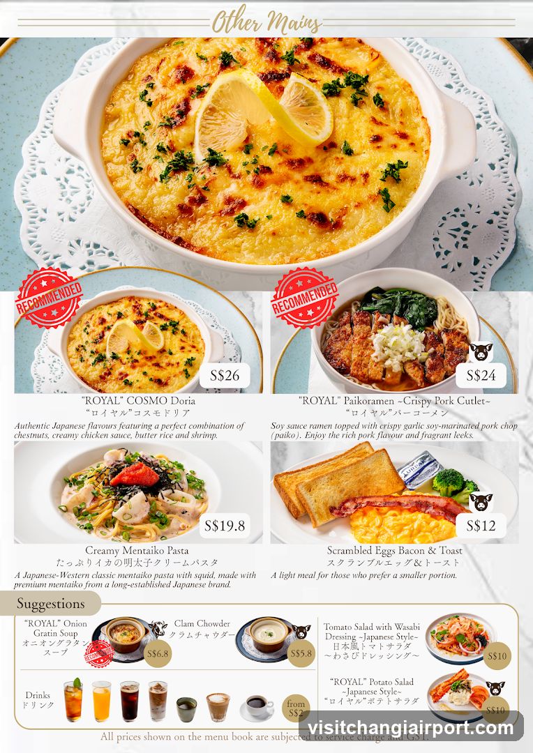Other Mains Menu Page