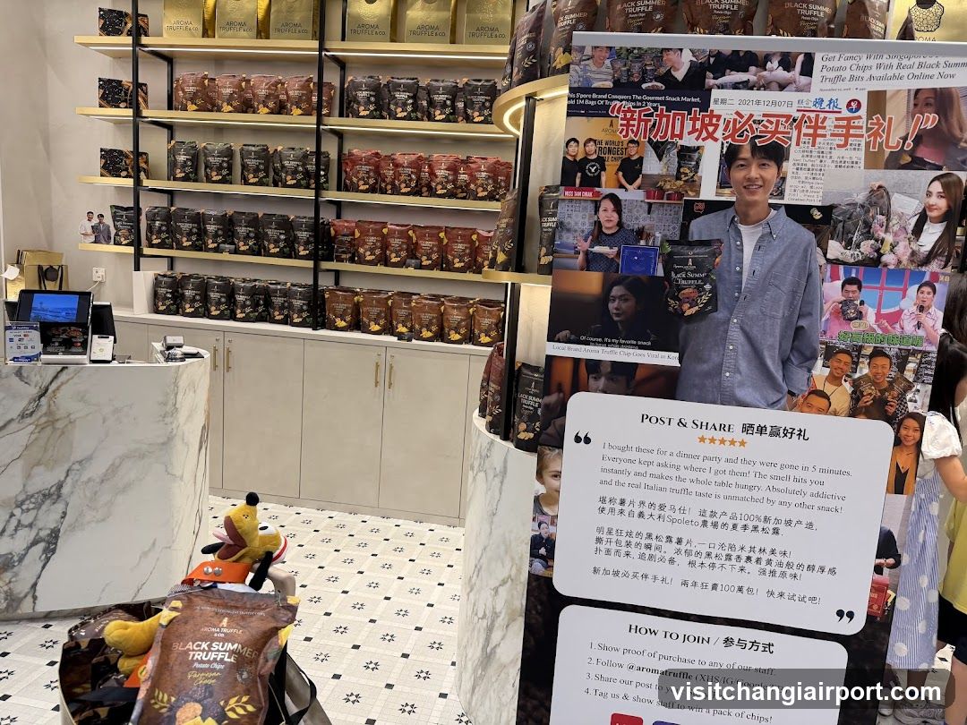 Aroma Truffle Store Interior and Promotion Display