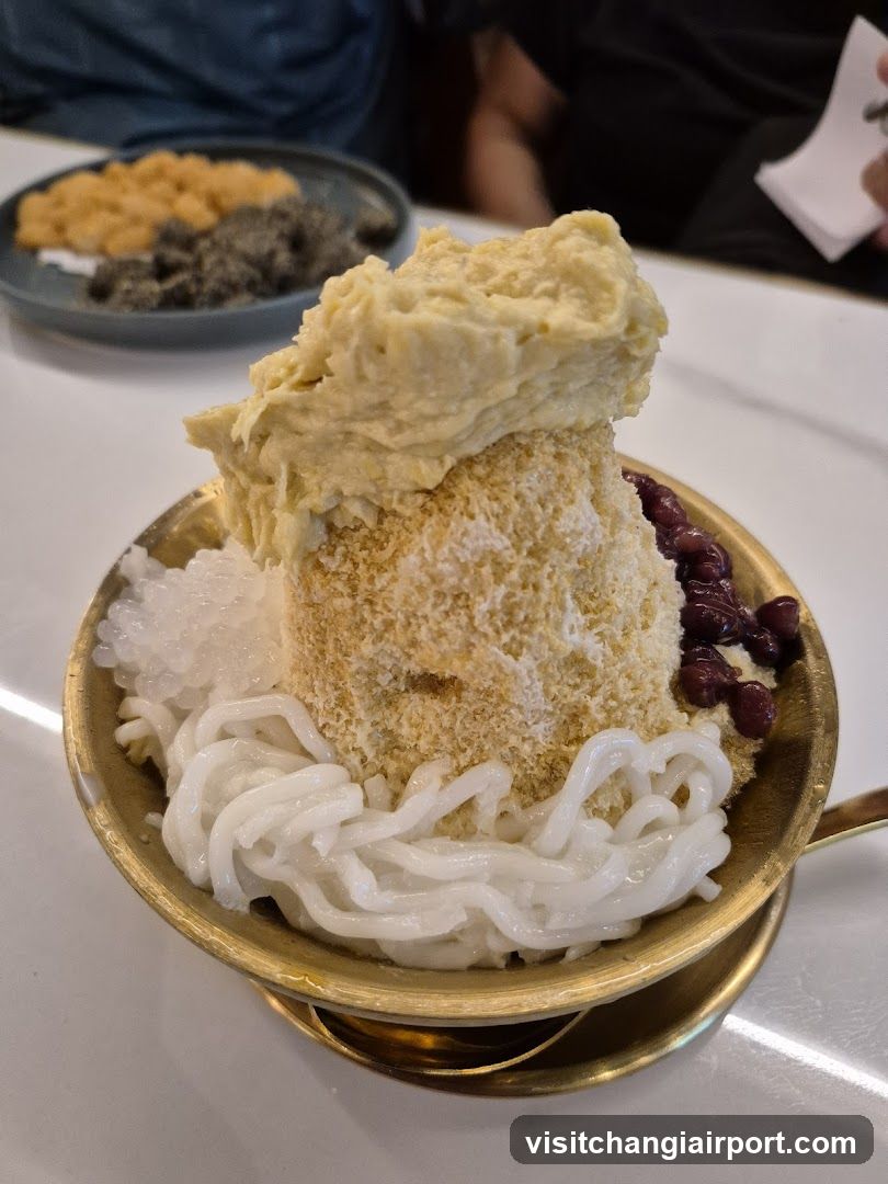 Dessert Bowl with Ice Cream and Toppings