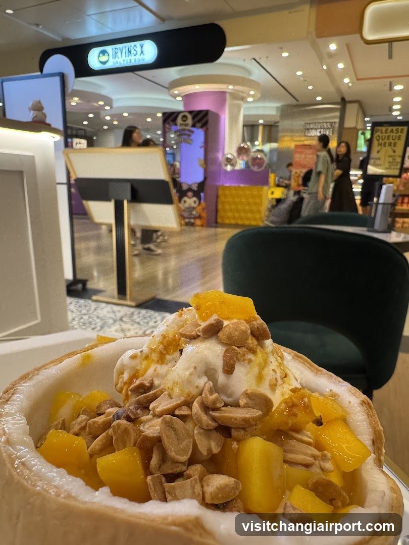 Mango Coconut Dessert in Mall