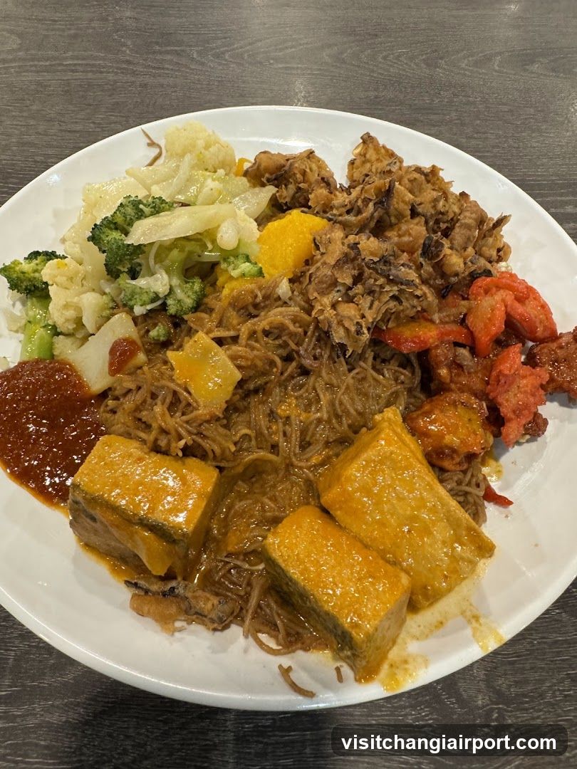 Curry Noodles with Tofu and Vegetables
