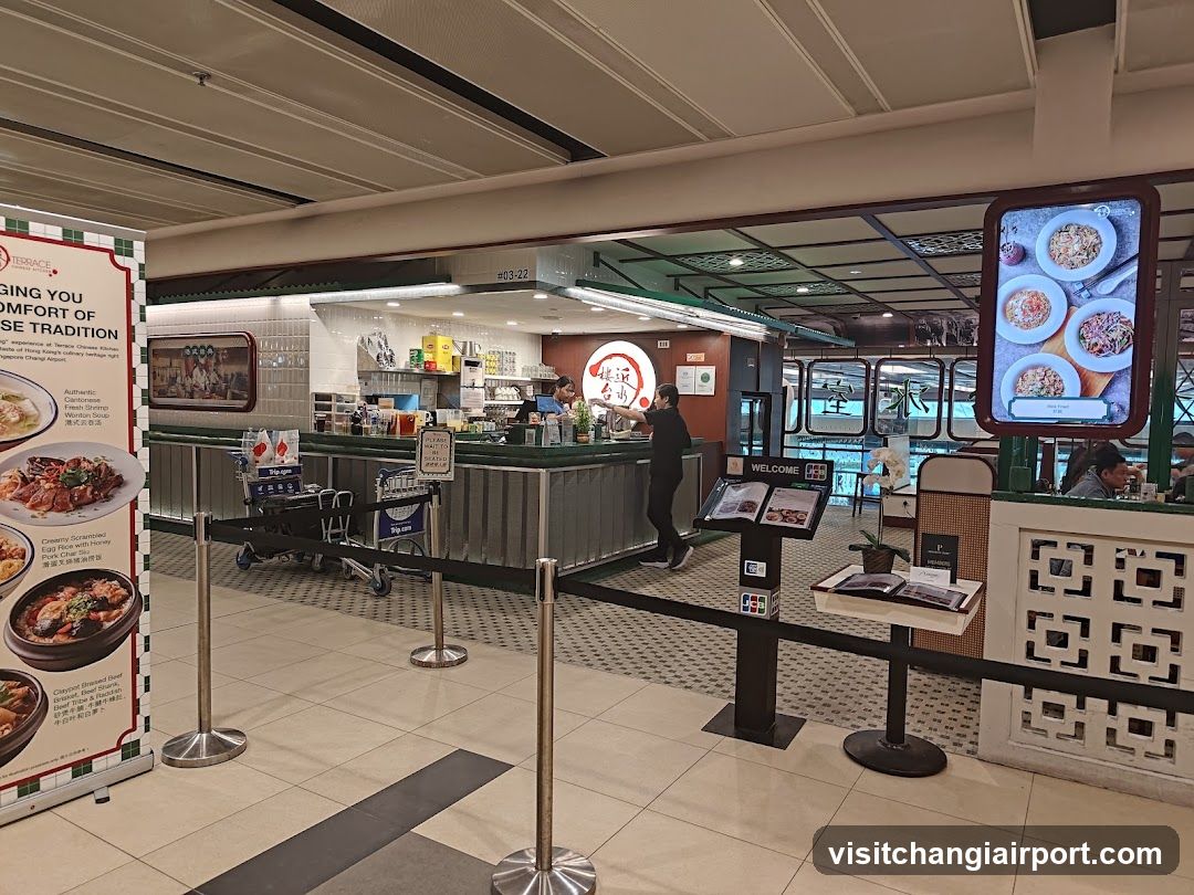 Food Court Interior Scene