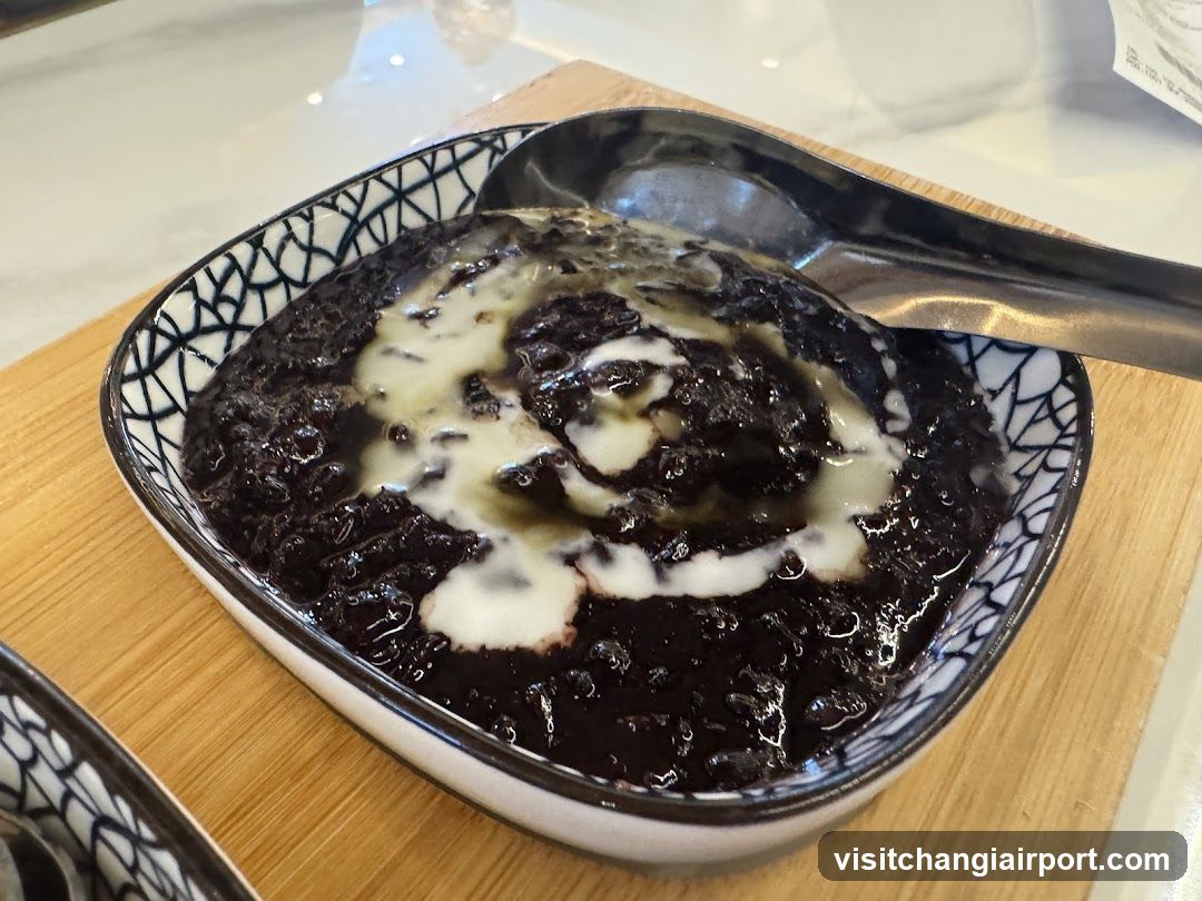 Black Sesame Porridge with Cream