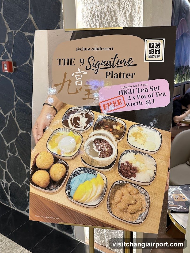 Chow Zand Dessert - The 9 Signature Platter