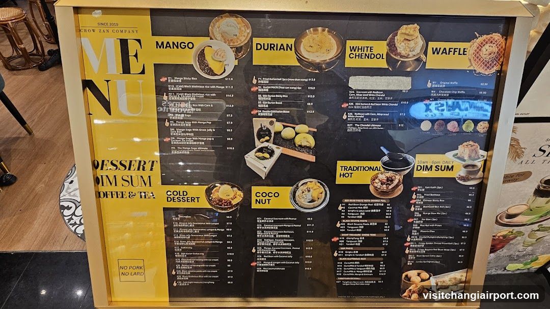 Dessert Menu Board