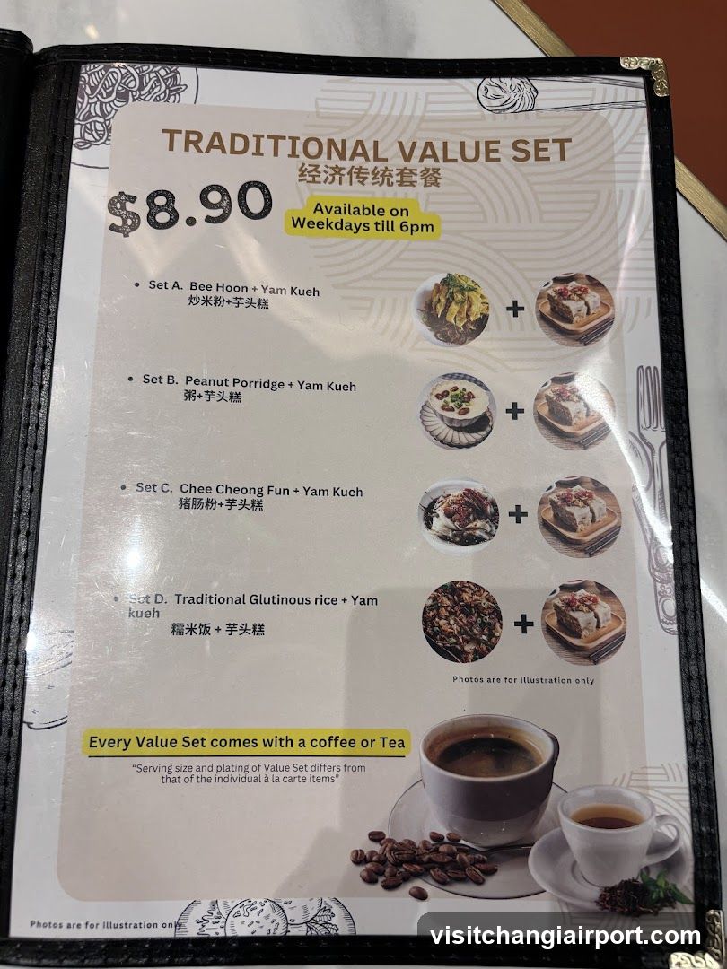 Traditional Value Set Menu