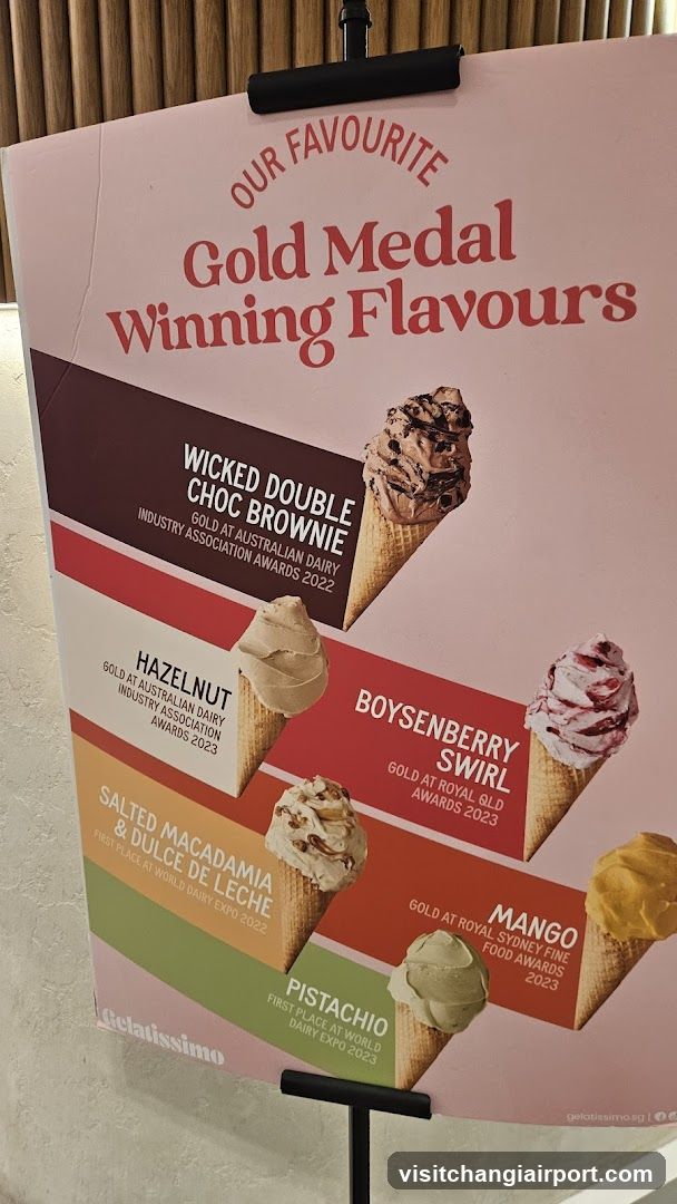 Gold Medal Winning Flavours Sign