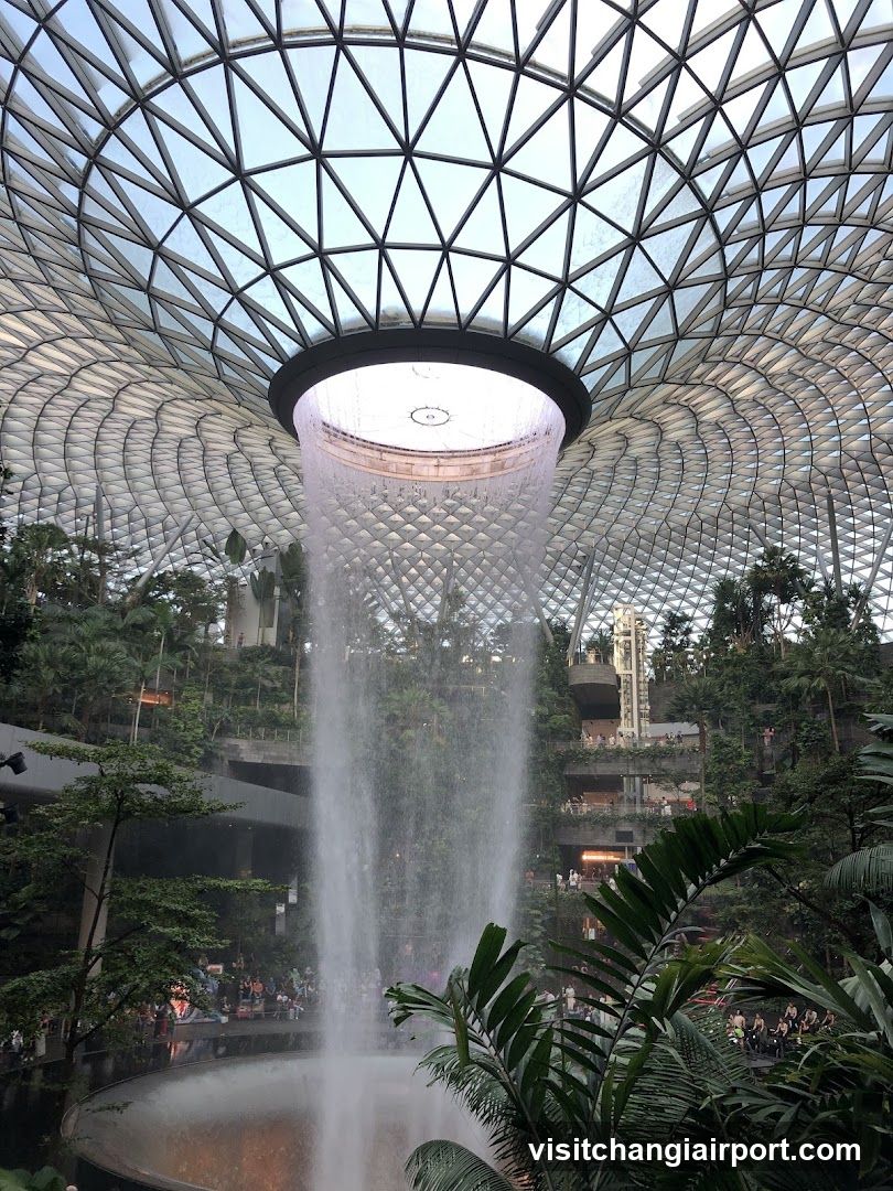 The Jewel Changi Airport Waterfall
