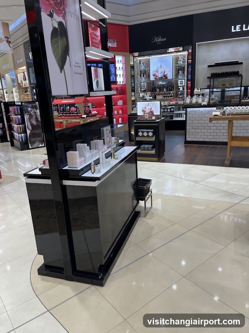 Mall Beauty Counter Display