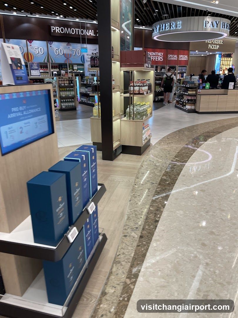 Airport Duty-Free Shop Interior